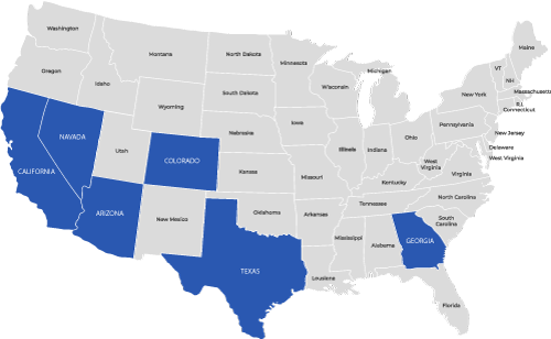 States where BDF Law Group operates